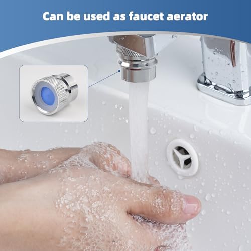 2PCS Portable Dishwasher Faucet Adapter, Metal Made, Chrome - Image 3