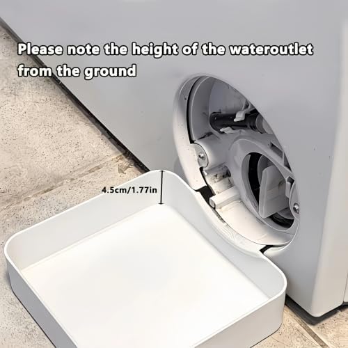 Washing Machine Drain Water Collection Tray, No Overflow, Lint Filter and Foreign Object Collection Drip Pan, Clean Laundry Room Water Collection Box, Washer Water Catch Tray: 3Pcs - Image 4