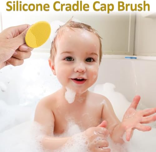 Baby Grooming Kit, Infant Safety Care Set with Hair Brush Comb Nail Clipper Nasal Aspirator,Baby Essentials Kit for Newborn Girls Boys (Yellow) - Image 3