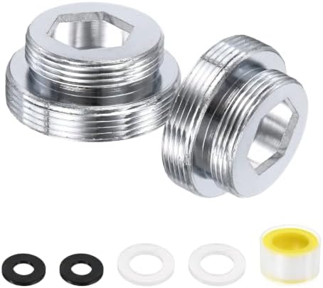 M METERXITY 2-Pack Faucet Adapter, M28 Male to M22 Male, for Kitchen by MMETERXITY