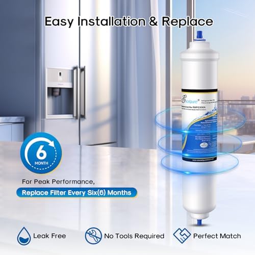 EXCELPURE GXRTDR Inline Water Filter Replacement for GE GXRTDR, 4378411RB, Samsung HAFEX/EXP, DA29-10105J, Whirlpool WHKF-IMTO, IC-100A, For Refrigerator, IceMaker, RVs, Marines, 1PACK - Image 6