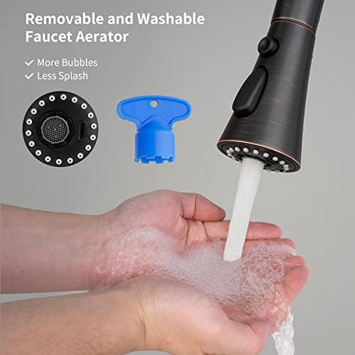 Hibbent cUPC Certified Kitchen Faucet Head Replacement with 15 Adapters - Image 3
