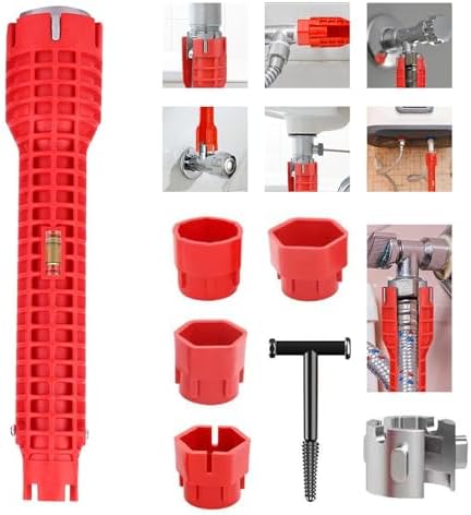 Faucet Wrench, 12-in-1 Sink Wrench for Tight Spaces by Unknown