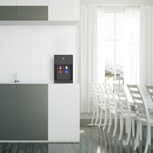 Avalon Countertop Self Cleaning Bottleless Water Cooler Water Dispenser - Hot & Cold Water, NSF Certified Filter- UL Listed- Black - Image 3