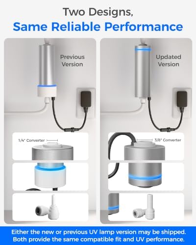 Waterdrop LED UV Water Filter for Under Sink Water Filter System - Image 4