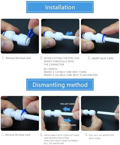1/4" Push-Fit Hose Cap for RO Water Filter, 3 Pcs - Image 5