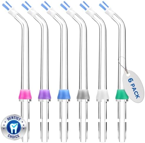 for Waterpik Replacement Heads, Replacement Tips for Waterpik Water Flosser, Suitable for Waterpik Accessories Replacement Tips, for PS-100E(6 Plaque Chaser Tips) by Oralphi