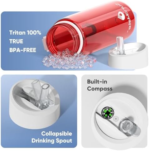 SurviMate 5-Stage 0.01μm Ultra-Filtration Filtered Water Bottle BPA-Free - Image 5