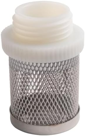 Garden Rainwater Filtration System Stainless Steel Suction Strainer Basket for Water Storage Barrels and Hose Pumps, Mesh Filter with 1/2 Inch and 3/4 Inch Thread Adapters(1/2inch) by Unknown