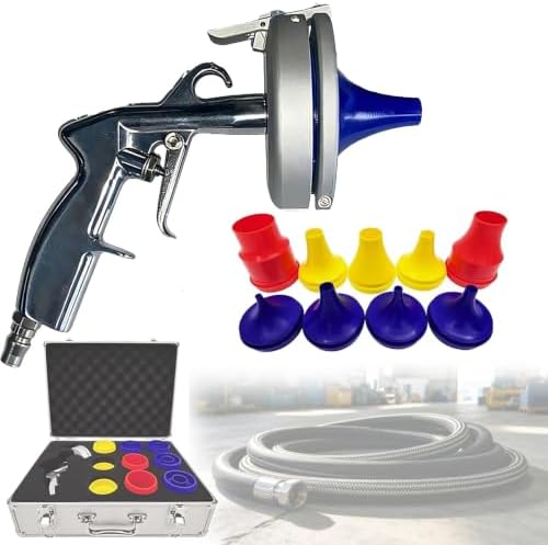 Industrial Pipe Flushing Gun Set with 9 Interchangeable Nozzles, Quick-Load Breech Launcher for Efficient Hydraulic System Cleaning in Shipyards by Unknown