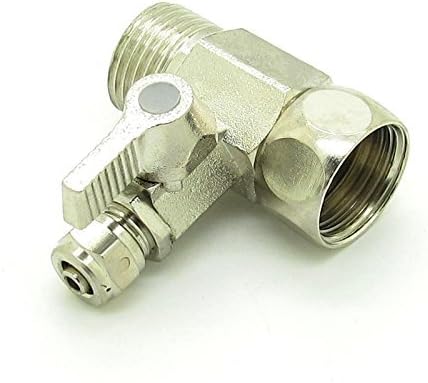 YZM RO water filters Feed Water Adapter 1/2" to 1/4" Ball Valve Faucet Tap Feed Reverse Osmosis (Filter Adapter 1/4) by YZMSZ