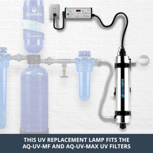 Max Flow UV Whole House Water Filter Replacement Lamp | 19 GPM Rated Flow | NSF/ANSI 55 Class B Certified | Tackles up to 99.8% of Bacteria & Viruses | AQ-UV-510L - Image 2