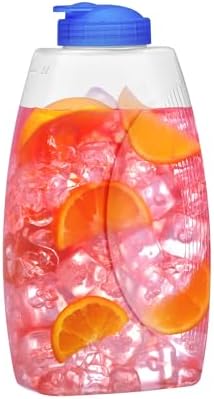 Amazing Abby - Fitly - 64-oz Plastic Pitcher (1-Pack), Unbreakable Water Pitcher with Lid, BPA-Free, Heat-Resistant, Dishwasher-Safe, Great for Both Iced and Hot Drinks, Indoors and Outdoors by AmazingAbby