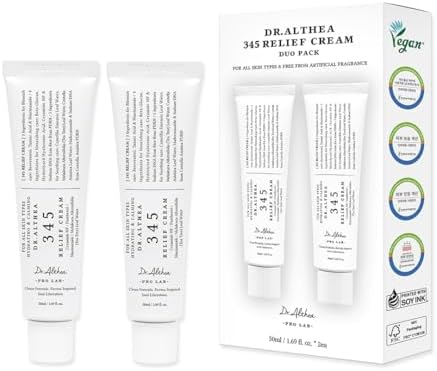 Dr.Althea 345 Relief Cream, 1.69 Fl Oz (Ver.2 - Pack of 2) by DrAlthea