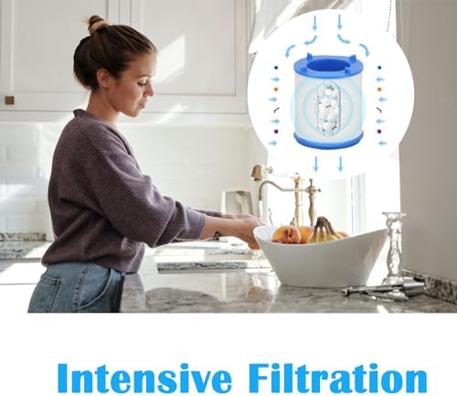 10 Pack Sink Water Faucet Filter Cartridge Replacements, Sink Water Filter Faucet Water Filter, Removes Chlorine Fluoride Heavy Metals,Soften Hard Water - Image 4