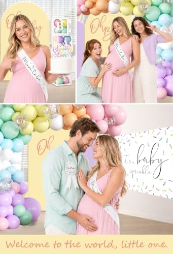 Cocomigo 269PCS Baby Sprinkle Decorations for Girl Serves 20 - Image 7