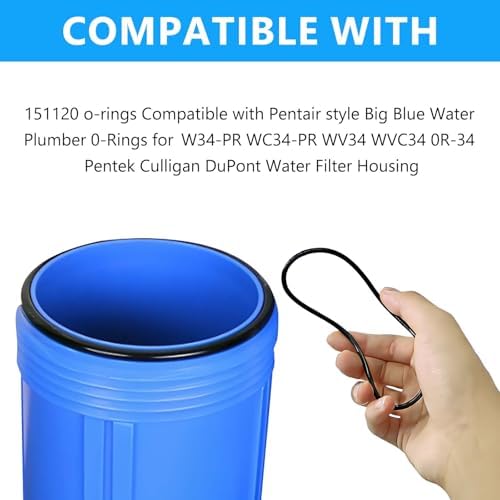 4 Pack 151120 OR-34 Water Filter Rubber O-Ring,Replacement Sealing Gasket - Image 3