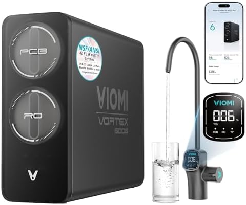 VIOMI V6 PRO 600GPD Under-Sink Reverse Osmosis Water Filtration System by VIOMI