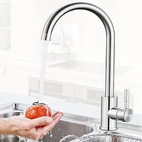 Faucet Aerator Female Thread 55/64-27UNS, Chrome Brass Shell Kitchen Sink Aerator and Bathroom Sink Filter with Gasket for Kitchen and Bathroom(4Pcs) - Image 7