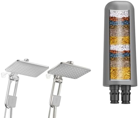 1-Pack Gray Shower Head Filter Replacement for L400099 by DAKINGS