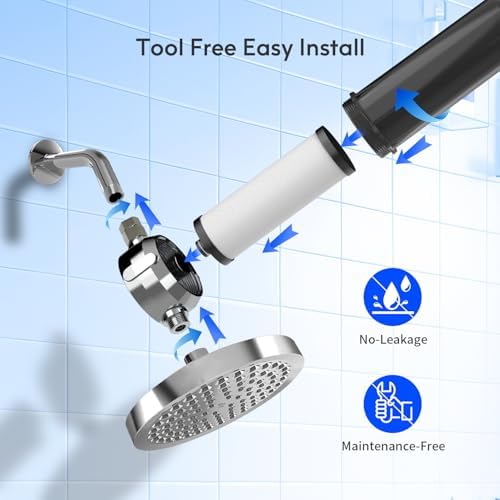 Lifefilter Carbon Shower Head Filter, 2.0 Carbon Shower Filter - Image 6