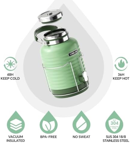 IDEUS Insulated Beverage Dispenser 1.4gal, Drink Container Ivy B-type - Image 2