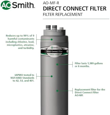 A. O. Smith AO-MF-R Genuine Replacement Filter | Basic Direct Connect - Image 3