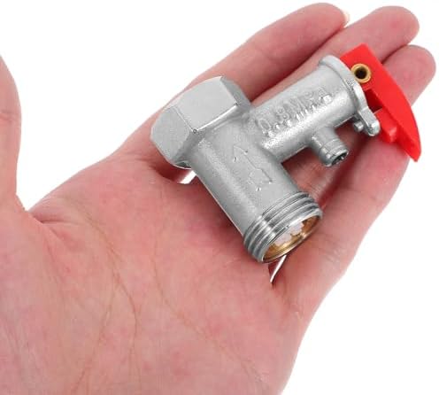 Brass Water Heater Silver 3/4 Inch Pressure Relief Valve 0.8 Mpa - Image 4