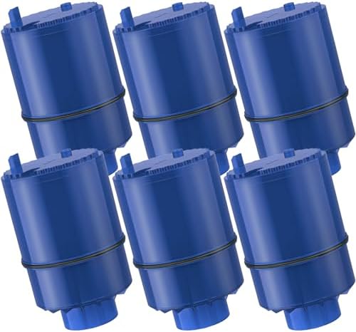 Fil-Fresh 6-Pack PURWater Filter Replacement for RF-9999 PURPLUS Faucet Water Filtration System, NSF Certified, Replace Mineral Core Faucet Mount Water Filter by Fil-Fresh