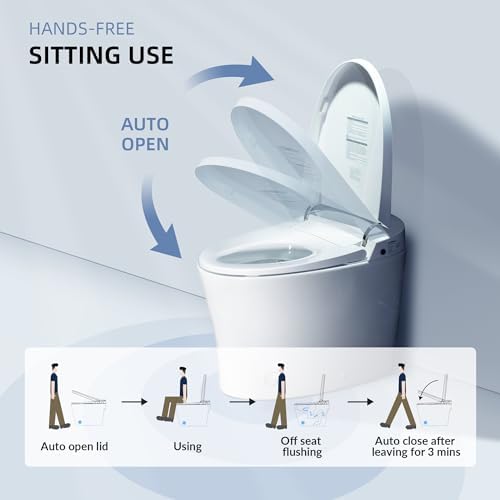 WOODBRIDGE One Piece Smart Toilet with Auto Open & Close Lid (EBT700) - Image 4