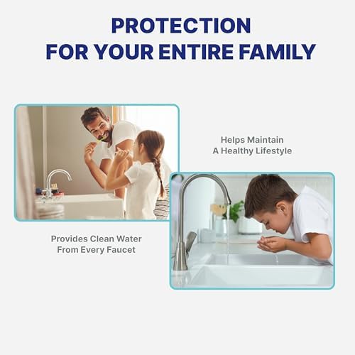 NU Aqua 3-Stage Heavy Metal Whole House Water Filter System - 20" x 4.5" - Image 4