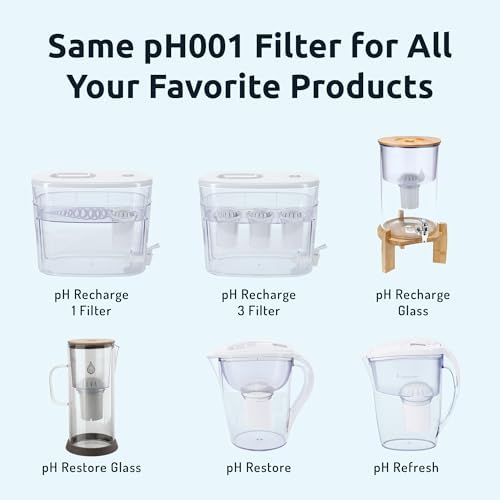 Invigorated Water High pH Alkaline Water Filter Pitcher, 15-Cup, White - Image 5
