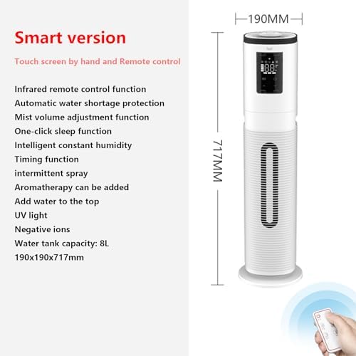 Floor-standing Humidifier Household Water-adding UV Purification Silent Fine Atomization Air Purification Aromatherapy Machine Atomizer (A) - Image 2
