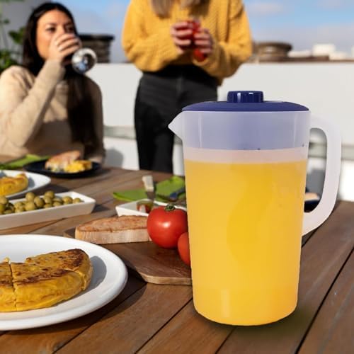 2-Pack Water Pitcher with Lid 1 Gallon Pitcher - Navy - Image 7