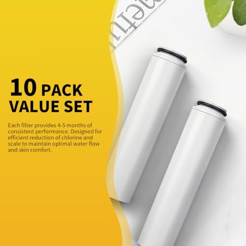 10-Pack Filter Cartridges Compatible with Cobbe Handheld Showerheads - Image 7