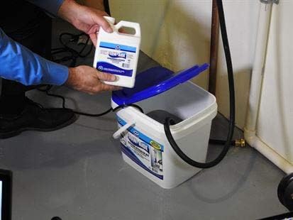 Flow-Aide Descaler Kit with Bucket, Pump, Hoses and 1 Quart of Flow-Aide Descale - Image 3
