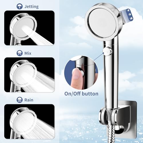 SINGSUO Bathtub Faucet with Sprayer, Metal Tub Tap with Sprayer (Chrome) - Image 4