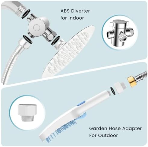 Dog Shower Attachment, Handheld Sprayer for Indoor & Outdoor Pet Bathing - Image 3