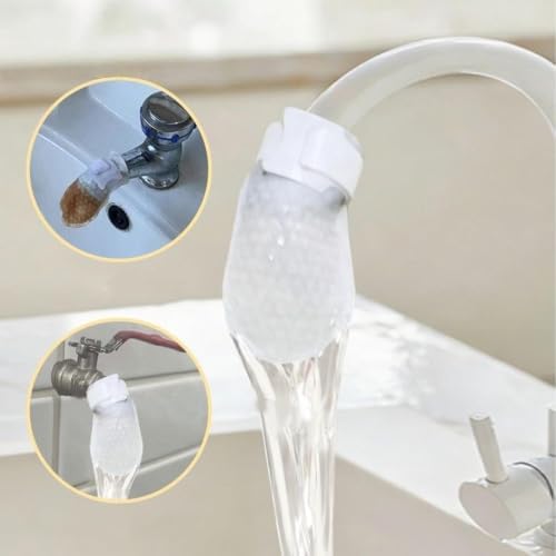 Faucet Filter Cotton Bag with Sediment Barrier Cotton Sleeve - Image 2