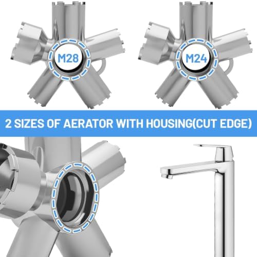 10-in-1 Heavy-Duty Metal Faucet Aerator Remover Kit - Fits M16.5/M18.5/M21.5/M22/M24/M28, Hidden Thread & Housing Types, Professional Plumbing Tool - Image 4
