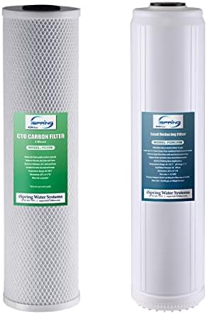 iSpring F2WGB22BPB 4.5" x 20" 2-Stage Whole House Water Filter by iSpring