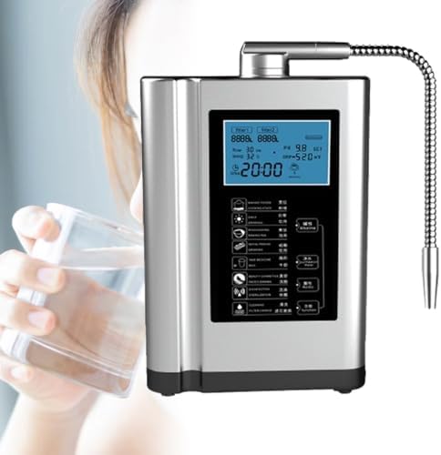 Alkaline Water Ionizer 5 Titanium Plates Silver by Unknown