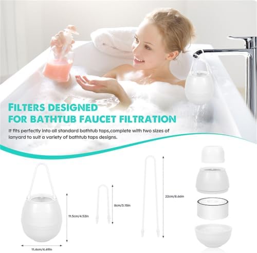 Portable Shower Tub Filter 10 Layer Filtration - Image 3