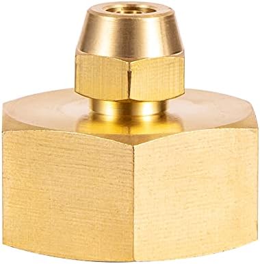 2 Pack Garden Hose Adapter, Solid Brass Standard 3/4" Female Thread to 1/4" Tube Adapter for Water Hose,Convert 3/4" Garden Hose to 1/4" Tube - Image 2