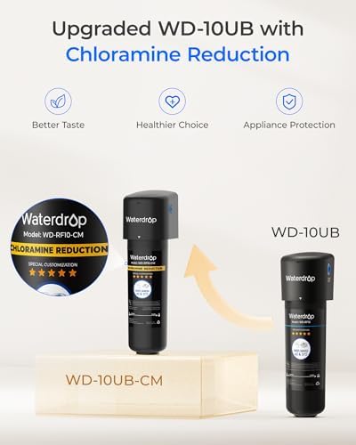 Waterdrop 10UB-CM Under Sink Water Filter System, 99% Chloramine Reduce - Image 4