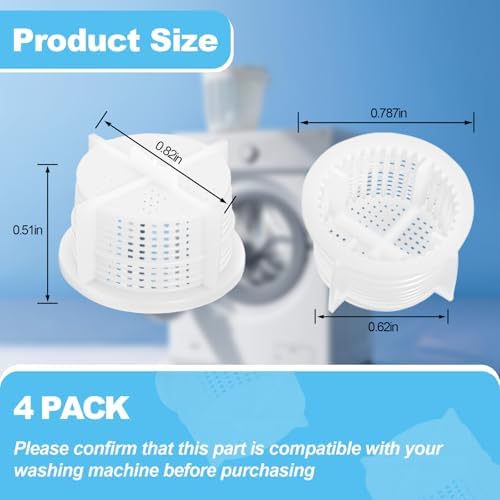 Upgraded AGM73269501 Washer Water Inlet Valve Filter Screen for LG Ken-more Washers, Replaces for AP5202486, 1810261, AH3618281, EA3618281 & PS3618281 Pack of 4 - Image 2