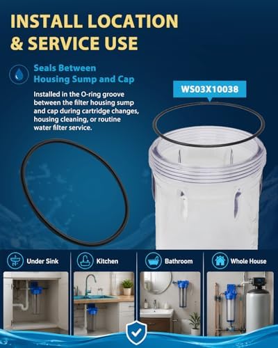 WS03X10038 O-Ring, Replaces UCRING, Compatible with GE Water Filter Housing - Image 2
