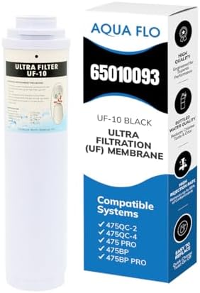 Aqua Flo 65010093 UF-10 Ultrafiltration Membrane, Black, Stage 3 by ESPWater