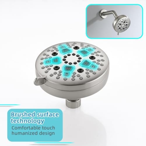 High-Pressure Rainfall Shower Head, 7 Adjustable Spray Modes – Luxurious Premium Water-Saving Design, 40-Second Installation, Adjustable & Easy-to-Clean Bathroom Shower Head - Image 5