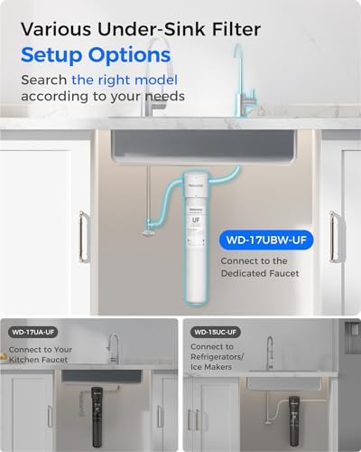Waterdrop 17UBW-UF 0.01 μm Ultra Filtration Under Sink Water Filter System - Image 6